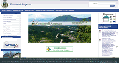 Desktop Screenshot of comune.ampezzo.ud.it