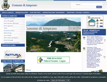 Tablet Screenshot of comune.ampezzo.ud.it